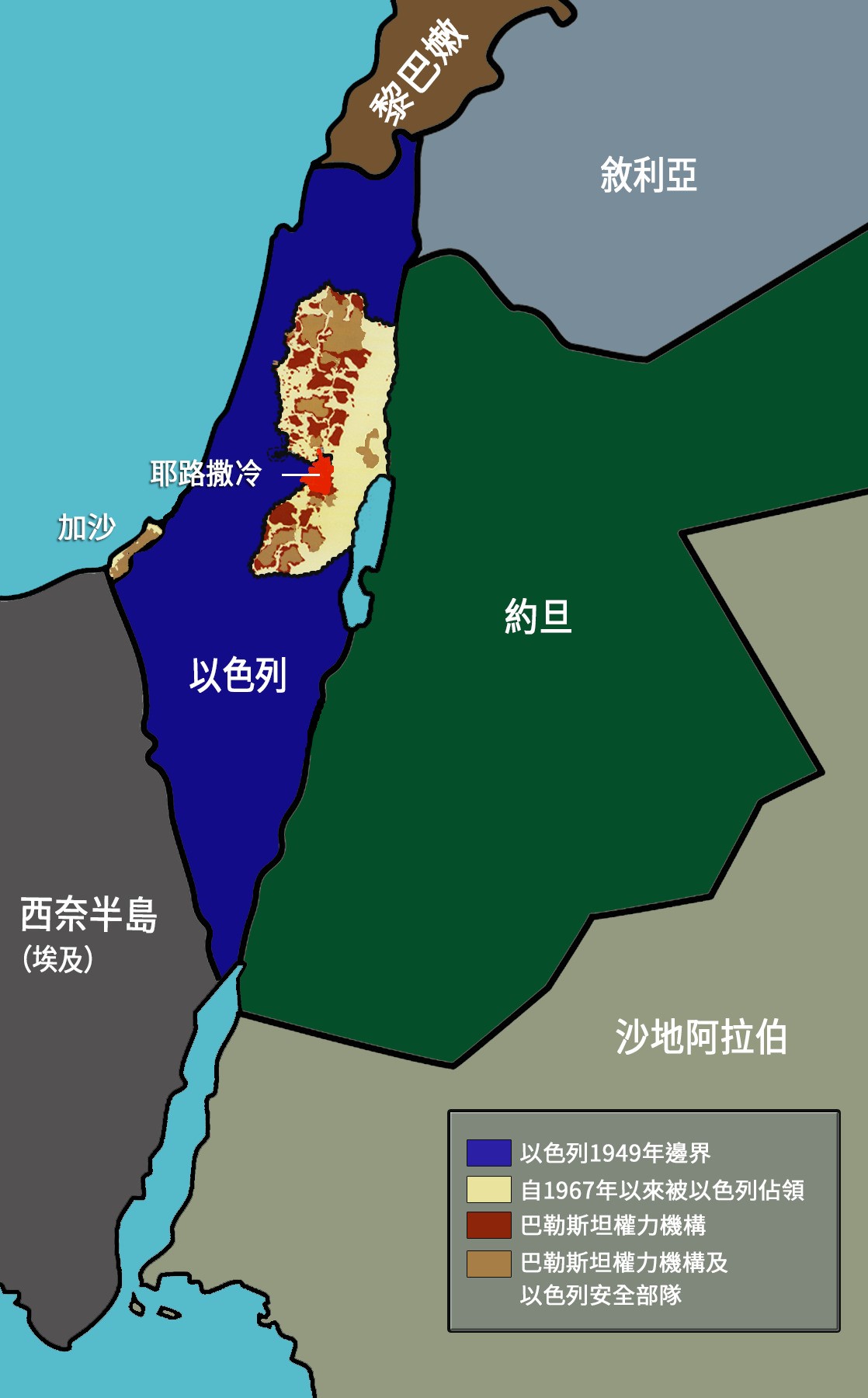 map israel